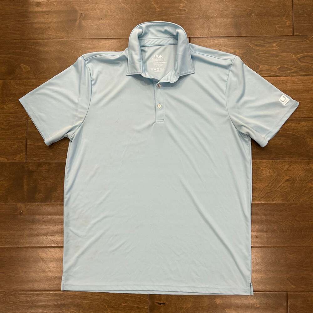 Huk Pursuit Performance Polo Marolina Blue L